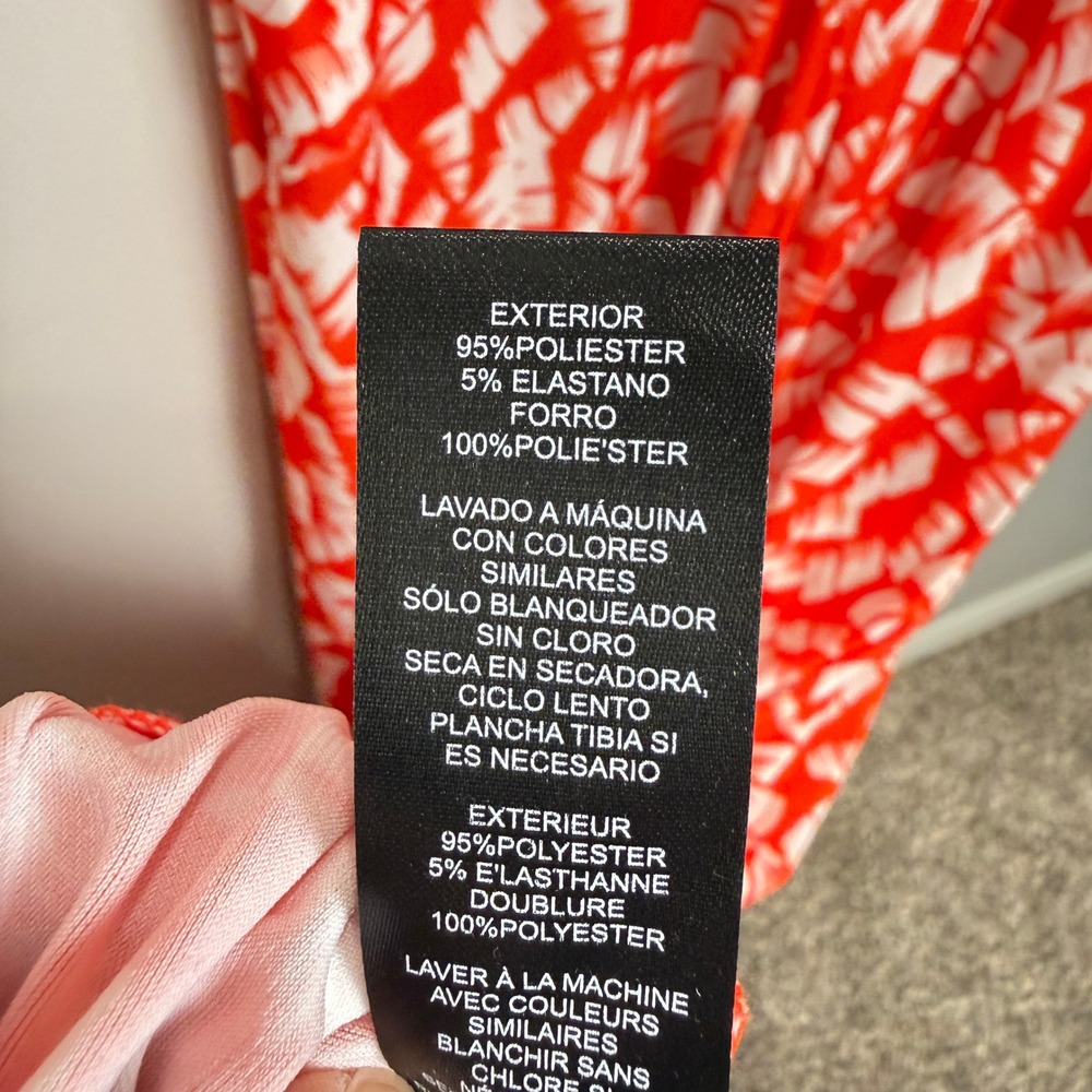 NWT Jessica Howard 14 Pleated Front Maxi Dress Sleeveless Red White Print Jersey - Picture 14 of 14